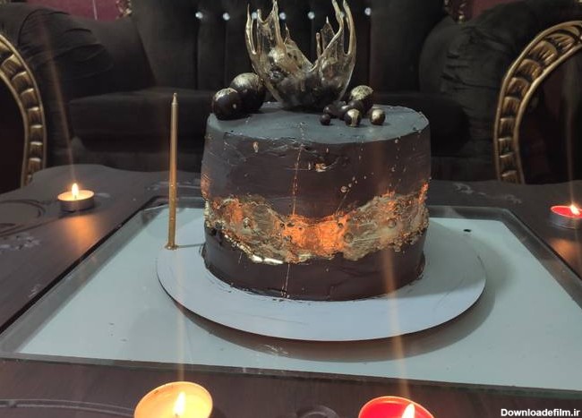 طرز تهیه کیک تولد همسر عزیزم💞 ساده و خوشمزه توسط مریم امین - کوکپد