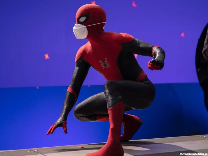تام هالند اولین تصویر رسمی از پشت صحنه فیلم Spider-Man 3 را ...