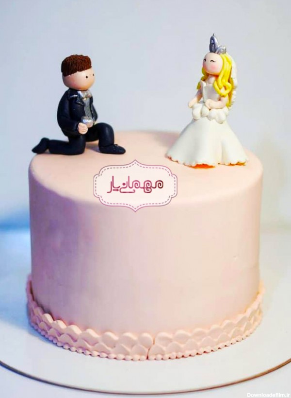 کیک عروس و داماد | سفارش کیک شیراز,سفارش کیک خانگی در شیراز,سفارش ...