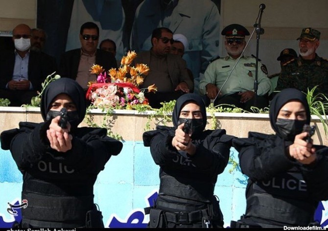 تصاویر پوشش خاص زنان اسلحه به دست یگان ویژه استان کرمان