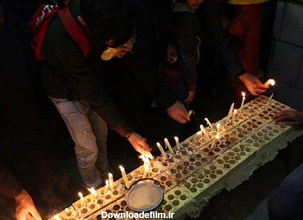 آئین روشن کردن 41 شمع در 41 مسجد تبریز در تاسوعا به روایت تصویر