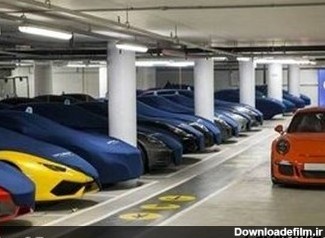 عکس پارکینگ ماشین رونالدو