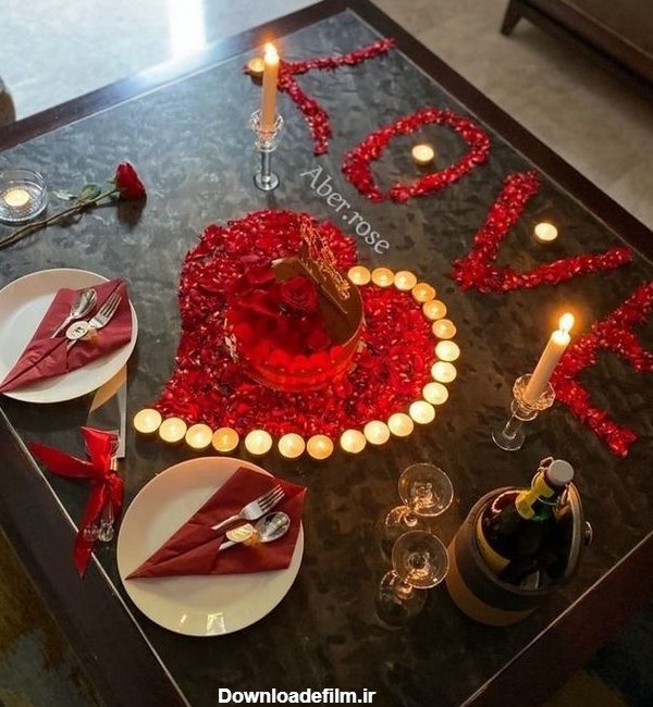 تزیین میز تولد عاشقانه 1401 با رمانتیک ترین و لاکچری ترین ایده های ...