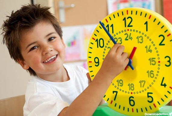 آموزش خواندن ساعت برای کودکان + آموزش ساعت مانده و گذشته
