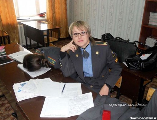 زنان پلیس در روسیه با لباس یونیفرم +عکس