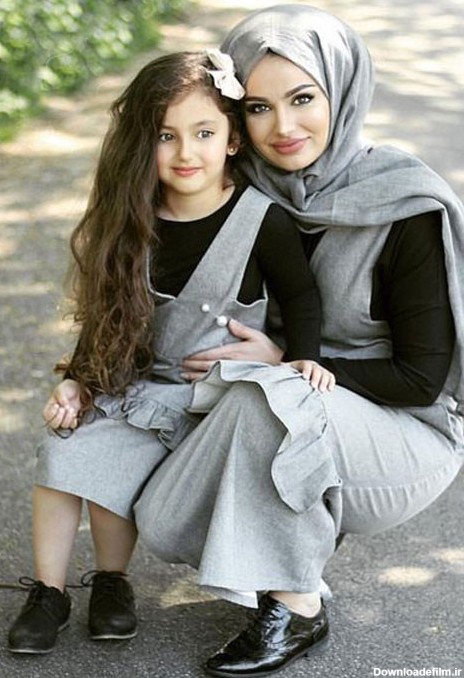عکس پروفایل مادر دختری با حجاب