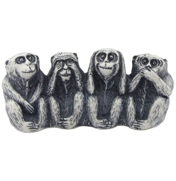عکس چهار میمون - عکس نودی