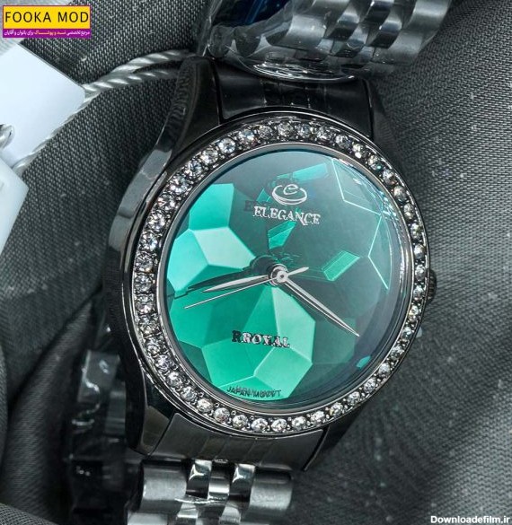 ساعت زنانه الگانس صفحه سبز مدل رویال - ELEGANCE ROYAL