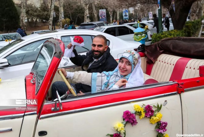 عکس/ جشن ازدواج دانشجویی در دانشگاه تهران