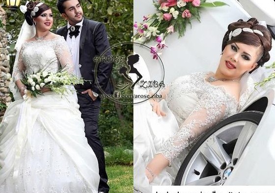 ژست عکس اسپرت عروس و داماد ایرانی