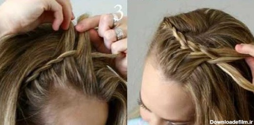 آموزش بافت مو به شکل تل