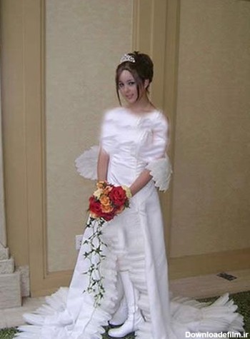 عکس لباس عروس خیلی زشت
