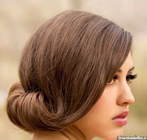 جدیدترین مدل شینیون موهای کوتاه 2015