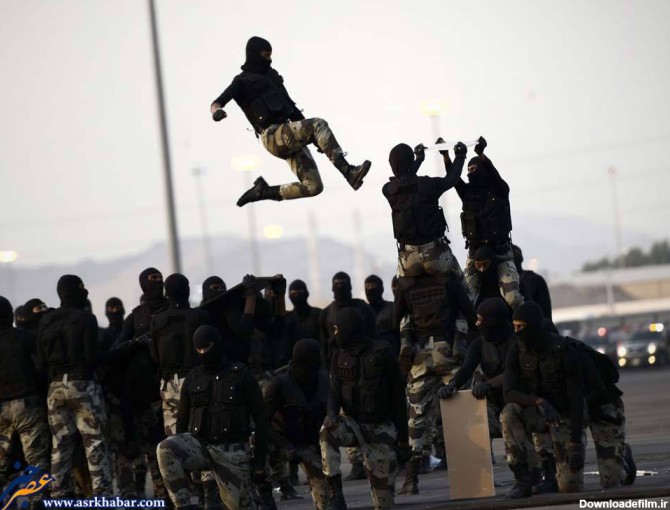 پلیس یگان ویژه عربستان (عکس)