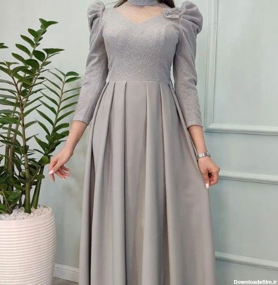 مدل لباس پوشیده مجلسی زنانه + لباس مجلسی پوشیده بلند