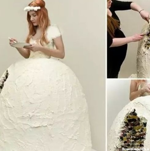 عجیب ترین لباس های عروس که ندیده اید ! + عکس زشت ترین و مسخره ترین ...