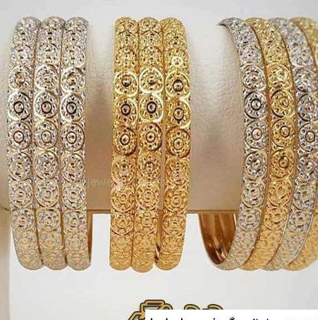 عکس دستبند طلا دخترانه جدید با قیمت