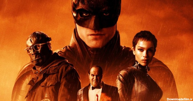 بتمن در میان سه شرور در پوستر جدید فیلم The Batman - گیمفا