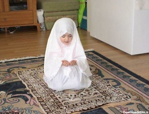 تصویر جالب از نماز کودکان