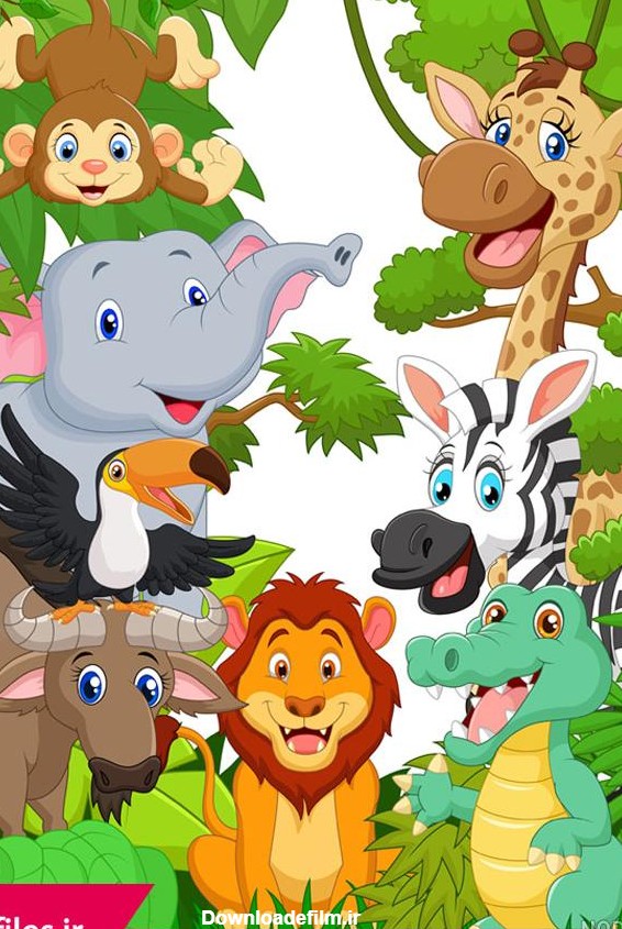 عکس کارتونی حیوانات جنگل