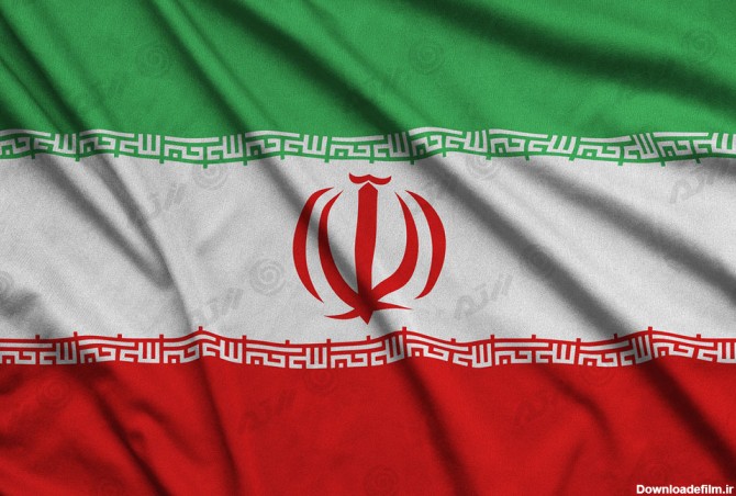 عکس باکیفیت از پرچم پارچه ای جمهوری اسلامی ایران | رزتم