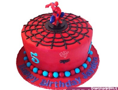 کیک تولد پسرانه جدید - کیک تولد مرد عنکبوتی ۹ | کیک آف