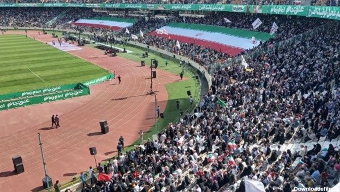 اجتماع ۱۰۰ هزار نفری «سلام فرمانده» در ورزشگاه آزادی + تصاویر