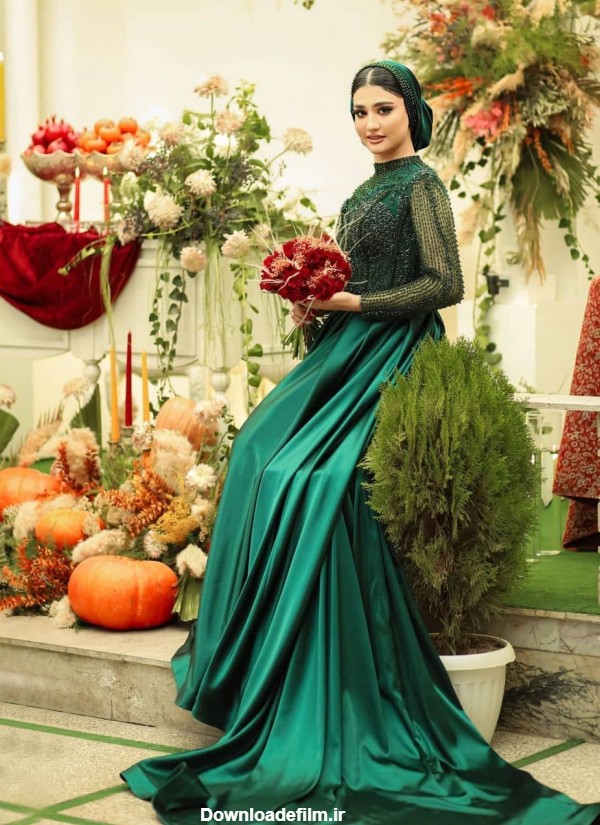 90 مدل لباس شب یلدا عروس 1401 از اینستاگرام