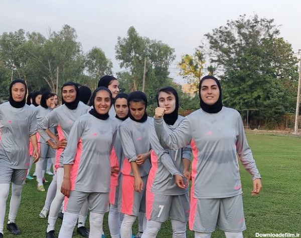آخرین تمرین تیم ملی فوتبال زنان ایران قبل از بازی با میانمار ...