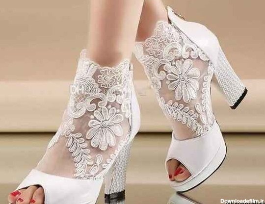 مدل کفش عروس پاشنه بلند