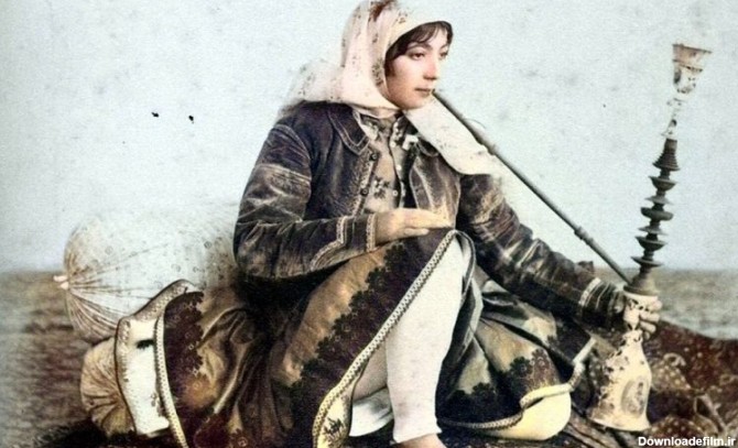 عکس های رنگی شده متفاوت و دیده نشده از زنان دوره قاجار !