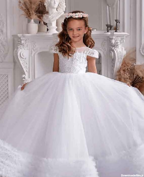 عکس لباس عروسی کودکانه