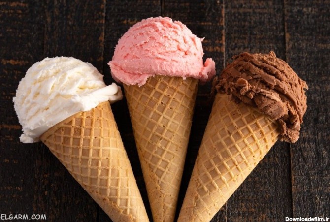 55 عکس فانتزی و لاکچری از بستنی های خوشمزه و رنگارنگ