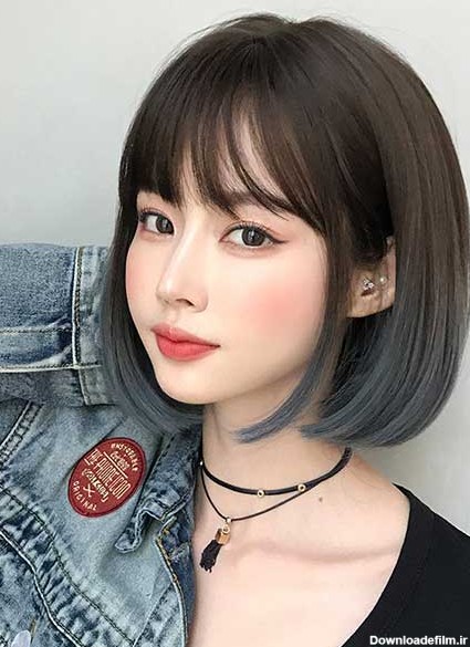 عکس دختر کره ای با موهای پسرانه