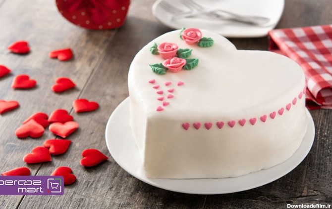 طرز تهیه 10 مدل کیک ولنتاین عاشقانه و ساده با تزیین | به‌روز مگ