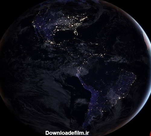 انتشار واضح ترین عکس ناسا از کره زمین در شب