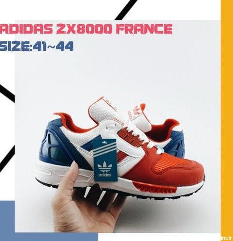 کفش کتانی اسپرت آدیداس زدایکس 8000 مدل فرانسه Adidas Zx8000 های کپی