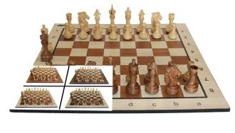 صفحه کلاسیک و مهره سلطنتی مستر شطرنج