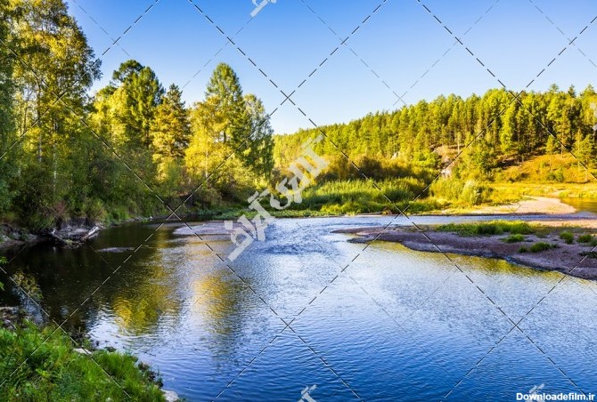 دانلود تصویر با کیفیت رودخانه و طبیعت زیبای روسیه