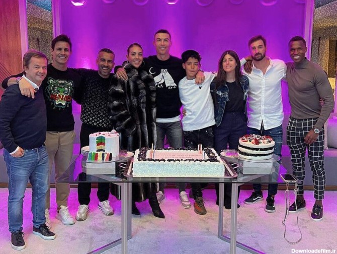 جشن تولد رونالدو کنار جورجینا+عکس