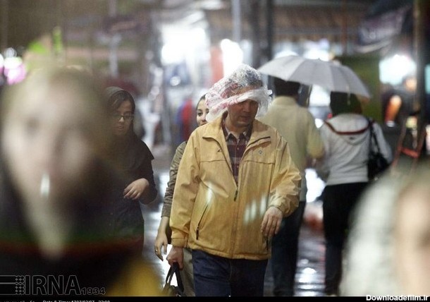 شب بارانی پایتخت (عکس)