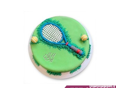 کیک تولد ورزشی - کیک راکت تنیس 1 | کیک آف