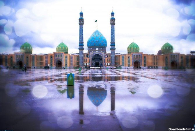 عکس بسیار زیبای مسجد مقدس جمکران - نگارخانه سجود | نگارخانه سجود