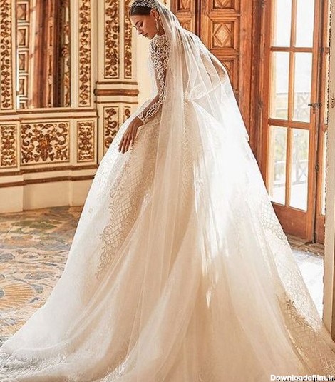مدل لباس تور عروس دخترانه