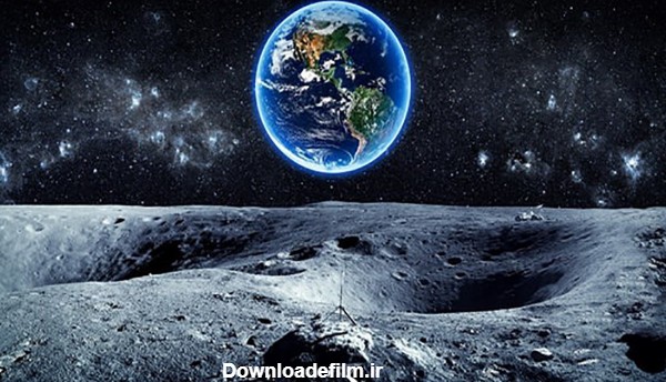 زیبایی زمین و کهکشان راه شیری از ماه + فیلم