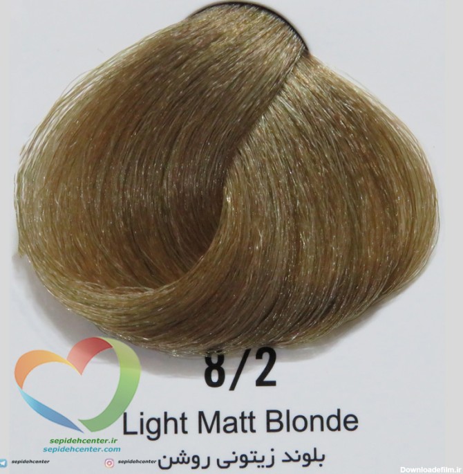 رنگ موی هاترکس بلوند زیتونی روشن 8/2 - Hotrex Keratin Hair Color ...