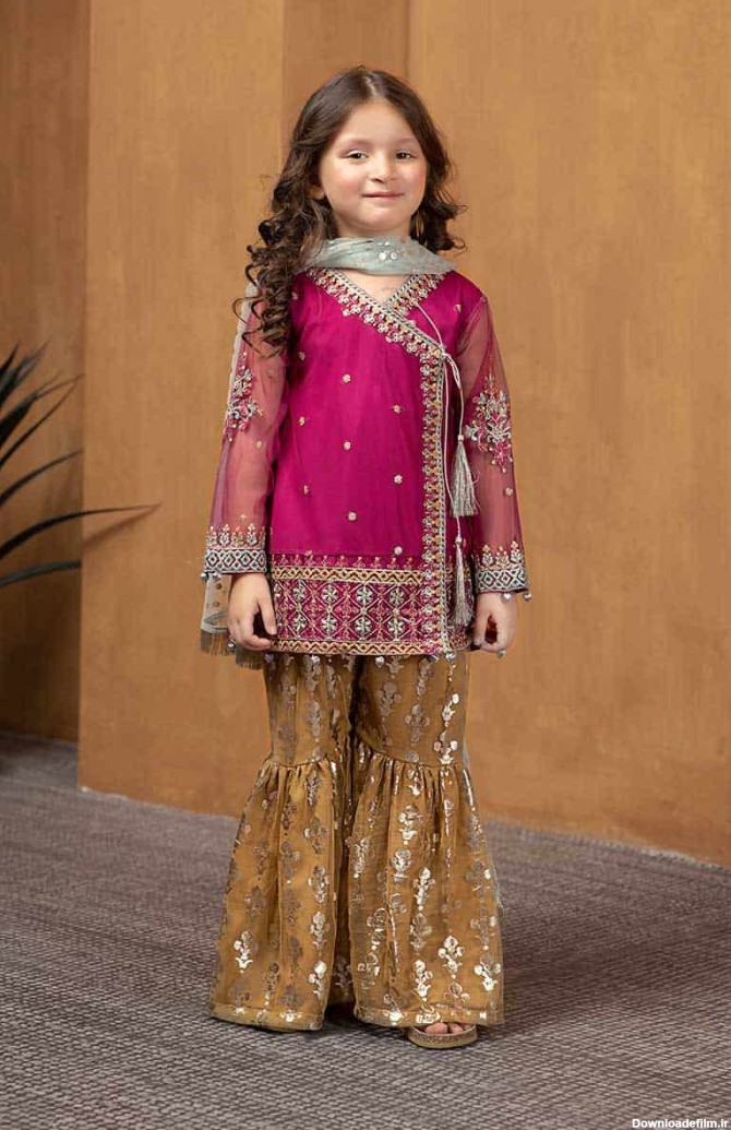 عکس لباس هندی مجلسی بچه گانه