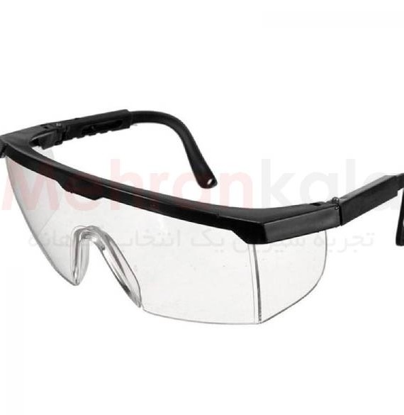عینک محافظ چشم آزمایشگاهی پروتکت مدل Black Frame