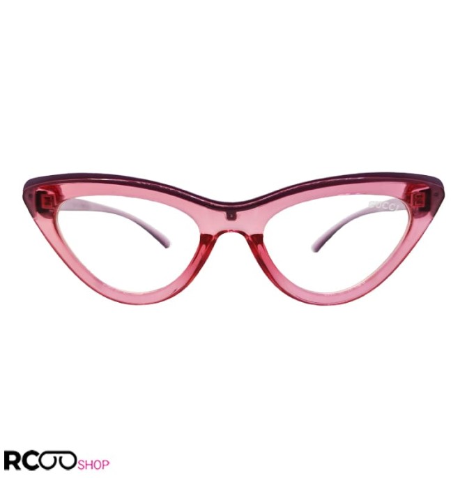 خرید فریم عینک طبی چشم گربه ای با رنگ صورتی و طلایی برند GUCCI مدل ...