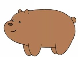 نقاشی خرس های کله فندقی بامزه، کیوت ساده و آسان – نقاشیار